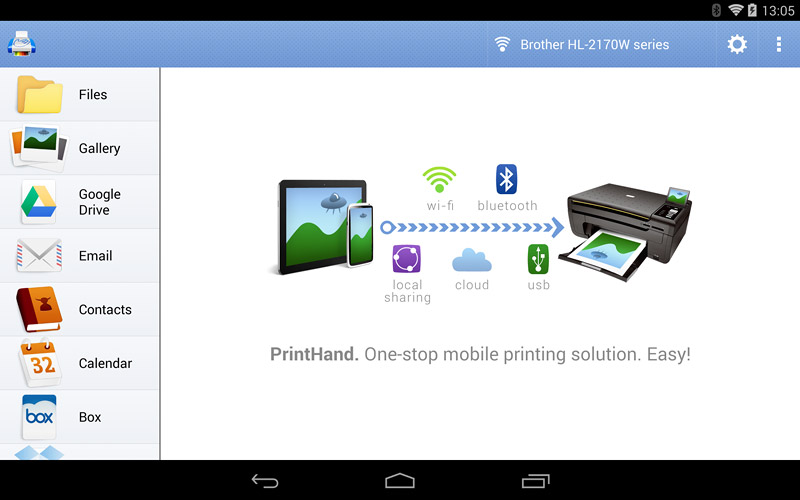 PrintHand Tablet Screenshot 1
